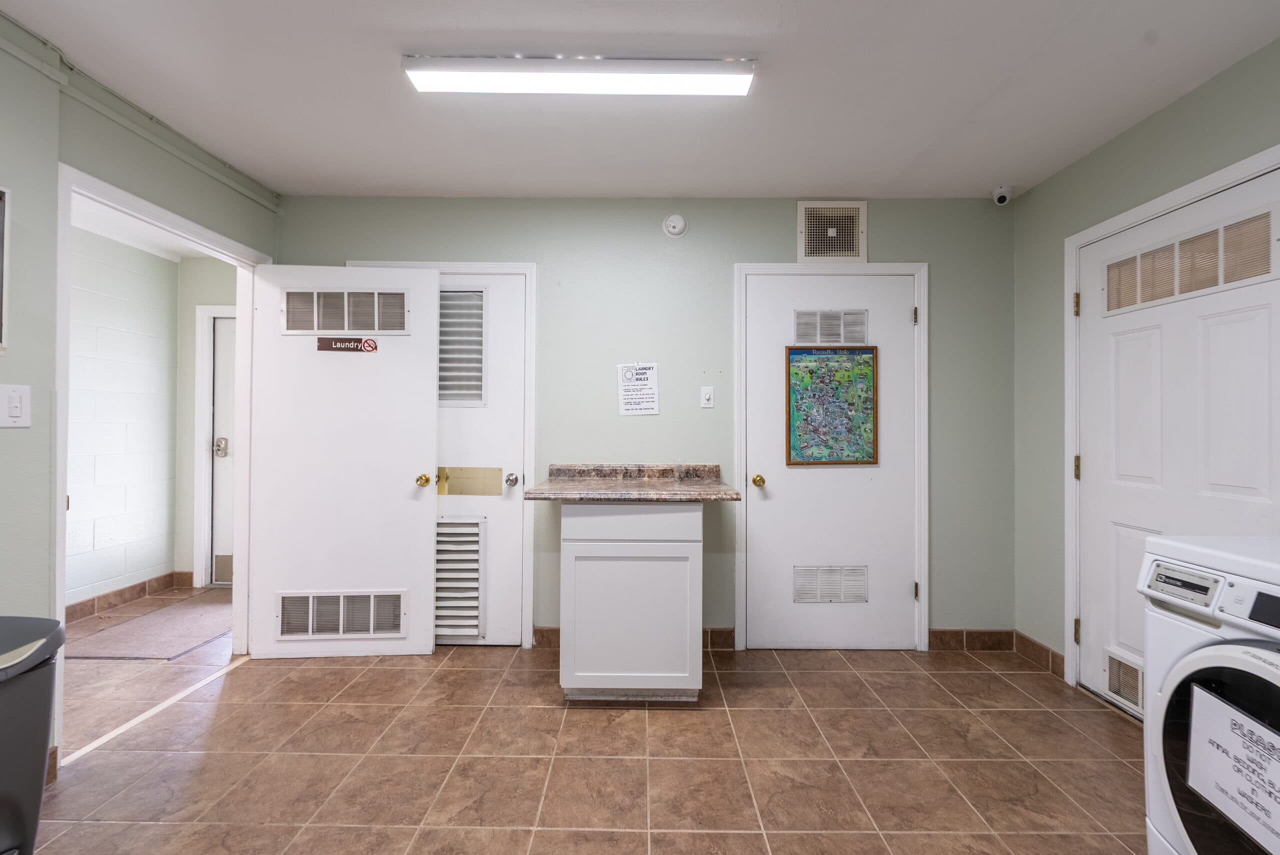On-site laundry room at Cowboy RV